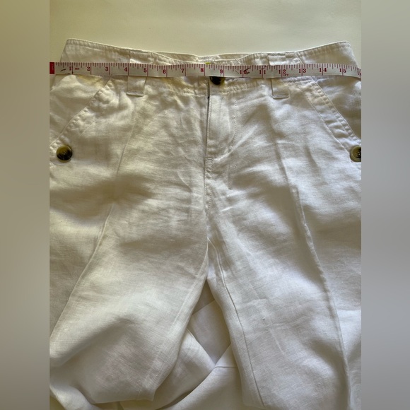 Ganni white Linen Trousers - Picture 7 of 8